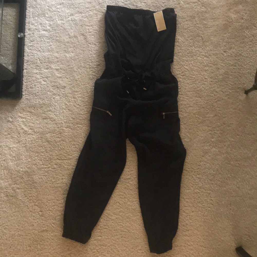 MICHAEL Michael Kors Silk Cargo Romper NWT